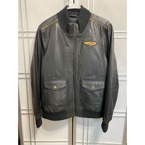 Harley-Davidson Women's 120th Anniversary Bomber Leather Jacket NWT size 2XL - Picture 1 of 9